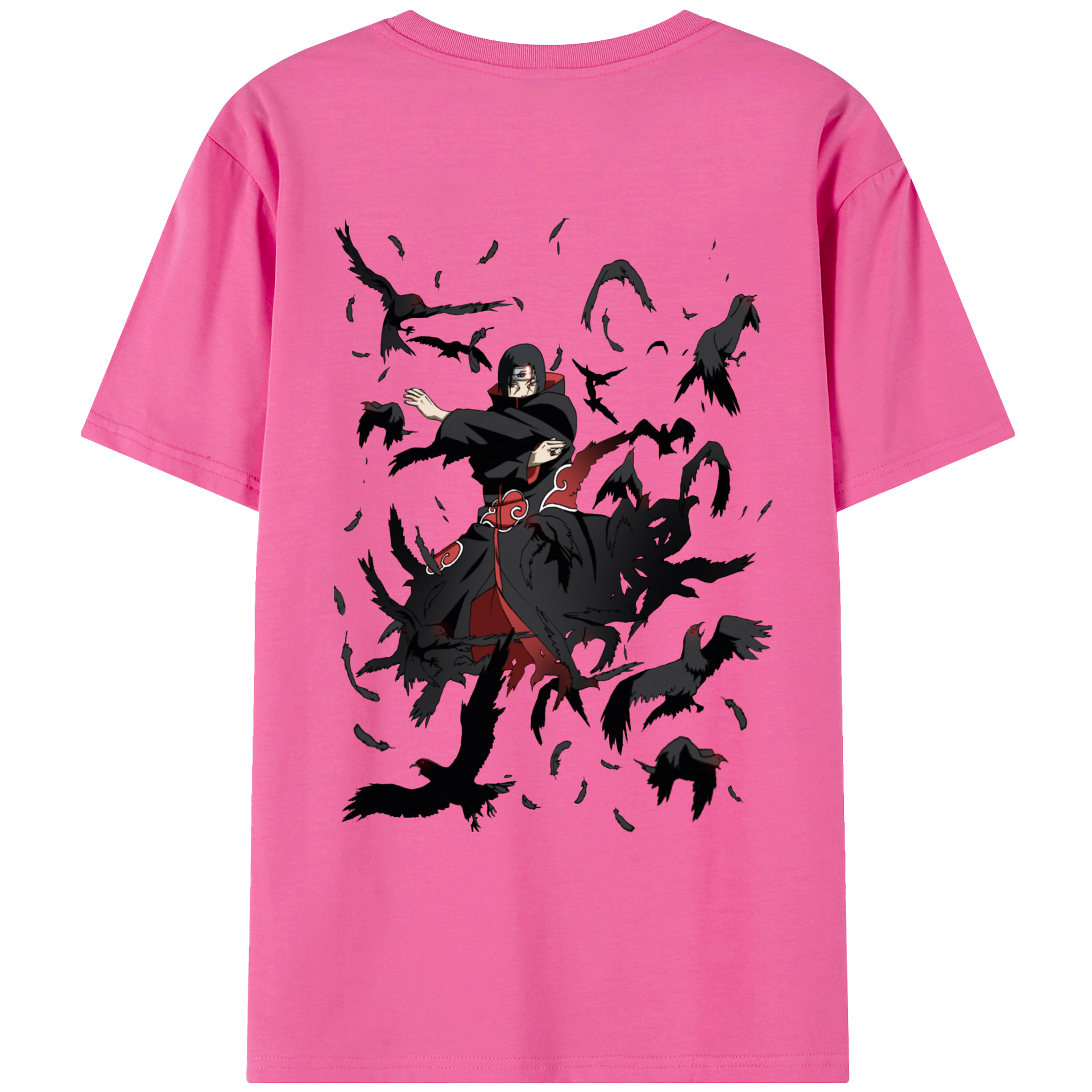 （画像用） NARUTO -ナルト- うちは イタチ Uchiha Itachi レディース半袖Tシャツ(バックプリント)
